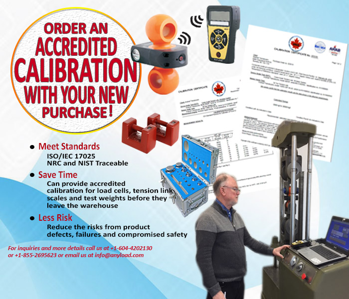 Anyload Accredited Calibration Services